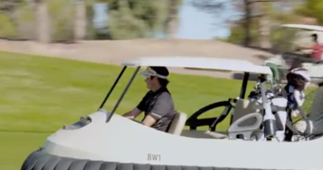WATCH: Bubba Watson has an ingenious idea - golf hover carts