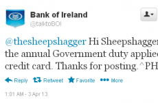 Did Bank of Ireland just say 'Hi Sheepshagger'?