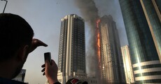 Massive fire rages in Grozny skyscraper near Depardieu apartment