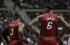 Watch this full-court alley-oop from Wade to LeBron