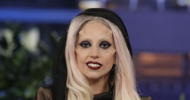 Lady Gaga's latest look: freaky facial furniture