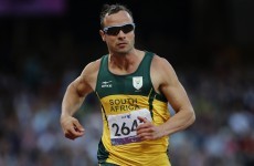 Photos of Oscar Pistorius training in blades published in South Africa
