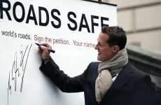 Irish racing drivers to wear road safety tag