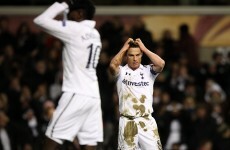 Scott Parker and Lewis Holtby combined for this shocking miss against Basel tonight