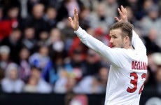 David Beckham keen to start against Barcelona