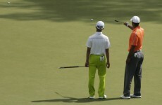 14-year-old Chinese golfer gets tips from Tiger ahead of historic Masters debut