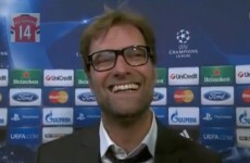 Jurgen Klopp is one of our favourite people after tonight's post-match interview