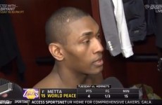 ‘I’m too sexy for my cat’ — Metta World Peace gave this bizarre interview after his comeback