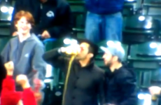 Fan catches foul ball in his beer, then proceeds to chug it like a boss