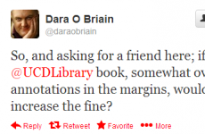 Tweet Sweeper: Dara O’Briain’s overdue library book
