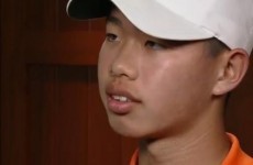 WATCH: 14-year-old Guan gives classy interview after controversial one-stroke penalty