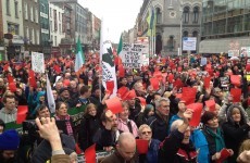 Protest under way in Dublin city centre against Local Property Tax (pics)