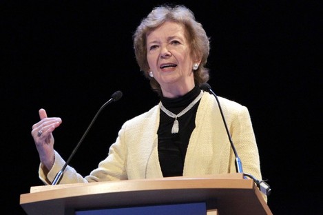 Former President of Ireland and Former UN High-Commissioner, Mary Robinson