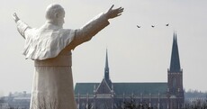 Photos: Giant statue of Pope John Paul II unveiled in Poland