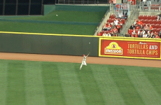 There's something a little bit special about this flying catch by Ben Revere