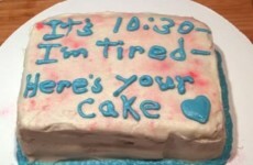 If you could write anything on a cake, what would it be?