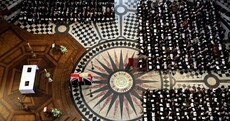 Pics: Protesters, supporters and mourners at Margaret Thatcher's funeral
