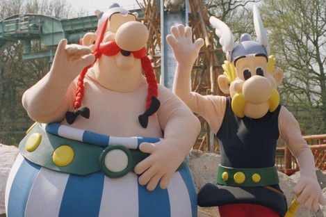 Obelix and Asterix figures at the Asterix theme park in northern France - but what do we really know about the Gauls?
