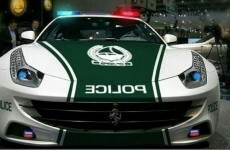 Here's your new police car... it's a Ferrari