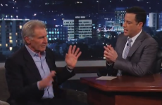 Harrison Ford storms off the Jimmy Kimmel set