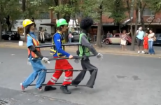 Incredible Michael Jackson dance with life-size puppets