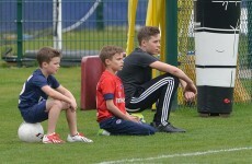 The Beckham boys team up to take on Zlatan Ibrahimovic