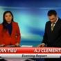 Local newsreader says 'f***ing s**t'... on his first day