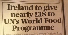 Typo of the Day: Austerity hits Ireland's budget for World Food Programme