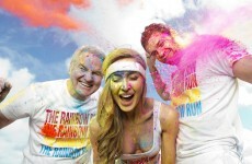 Colourful character: Brent Pope looked to be enjoying himself today