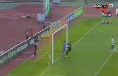VIDEO: The flukiest near-miss you'll see today