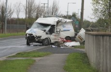 One dead, two injured after van and car crash in Swords