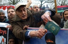 Protests at London embassy as Libyan turmoil escalates