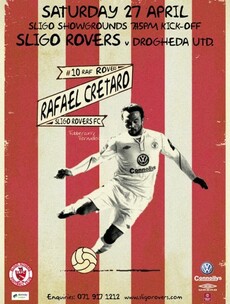 We’re loving Sligo’s old school poster for this weekend’s game with Drogheda