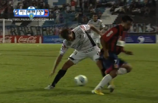 Check out the most ridiculous nutmeg we've seen in a long time
