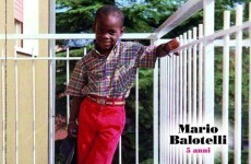 More innocent times: Here's a pic of Mario Balotelli, aged 5