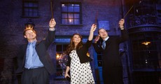 Here are Harry, William and Kate playing Harry Potter
