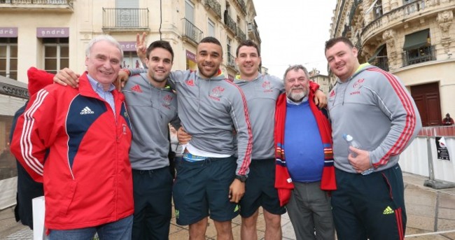 Here's your 'Average Munster Fans Living It Up in Montpellier' pic of the day