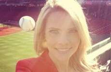 'Most dangerous selfie ever' -- baseball reporter nearly struck by home-run ball