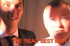 A lad called Dessie Half Session got married in Galway... and Fergie sent him this message