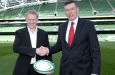 Schmidt has a blank piece of paper for his coaching ticket say IRFU