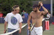 Andre Agassi is 43 today and he still knows how to throw down