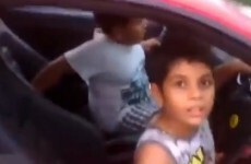 Man arrested after uploading video of his 9-year-old son driving a Ferrari