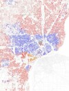 These maps show 21 highly segregated USA cities