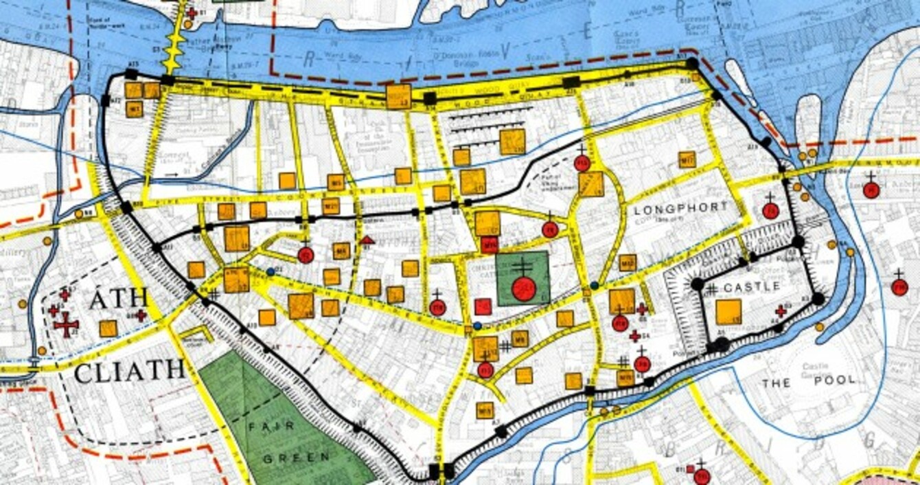 Dublin 8 Area Map Ever Wondered Where Medieval Dubliners Went For A Pint? · Thejournal.ie