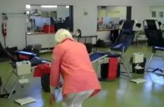 90-year-old woman does double backflip