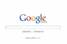 Google Palestine now exists