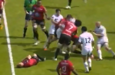 Jonny Wilkinson definitely wasn't thinking about the Lions after this hit