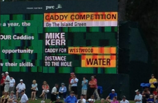 Here's why Lee Westwood's caddy needs to stick to carrying the clubs