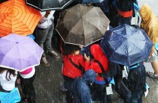 Finally! An umbrella that lets you text while you hold it