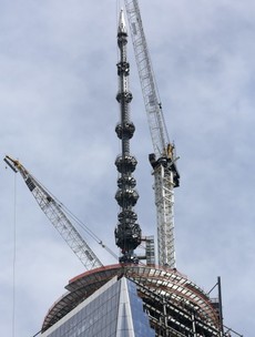 In pics: Final piece of spire added to One World Trade Centre